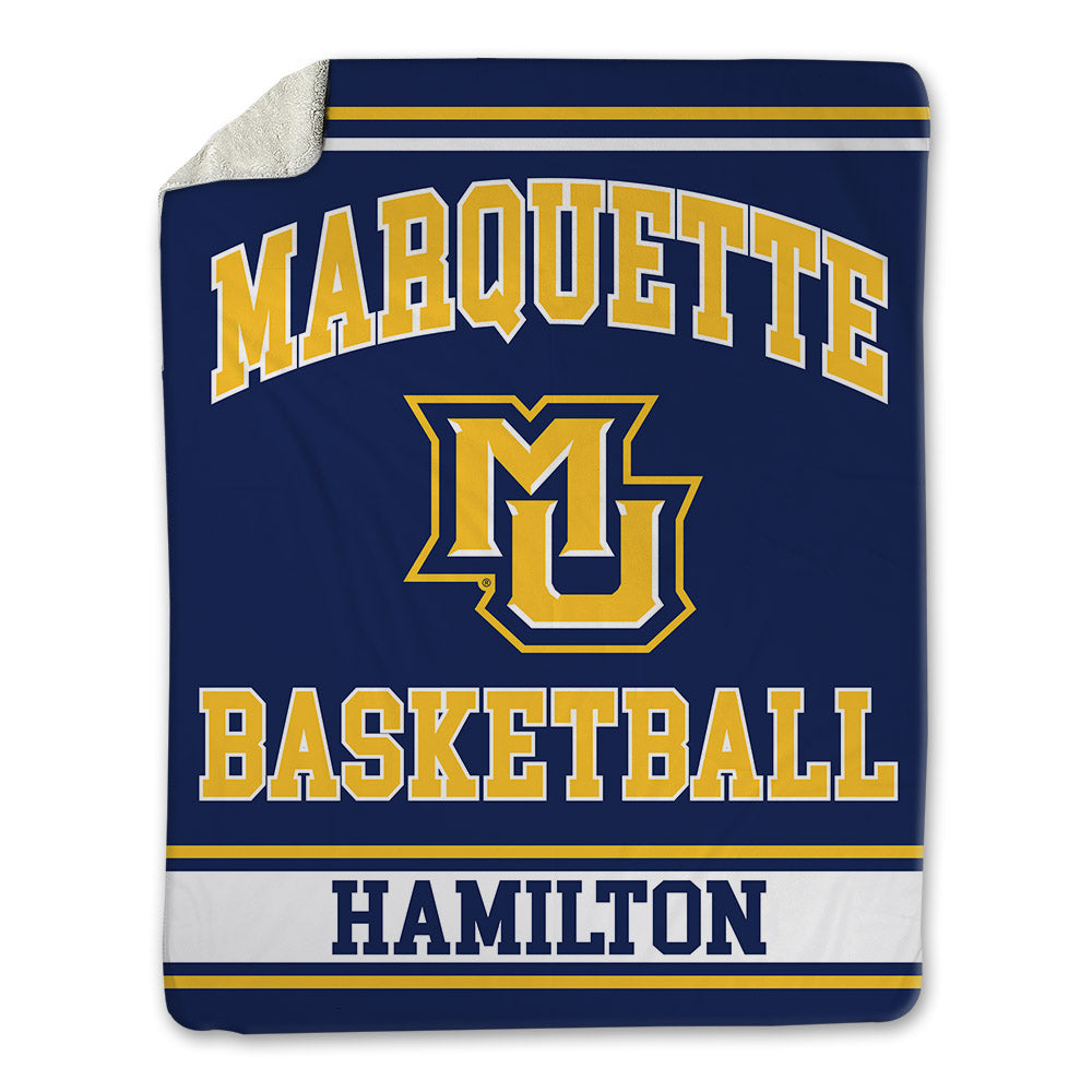 Marquette - NCAA Men's Basketball : Caedin Hamilton - Blanket-0