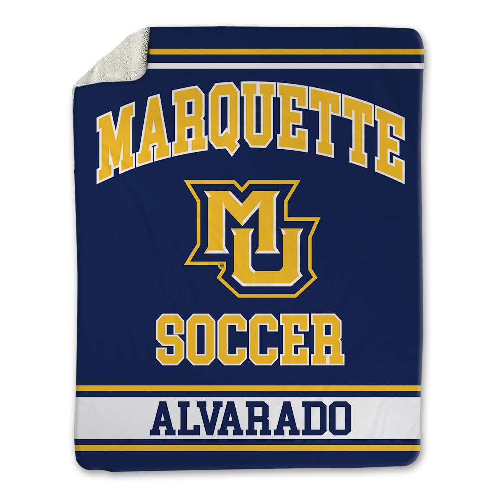 Marquette - NCAA Men's Soccer : Diegoarmando Alvarado - Blanket-0