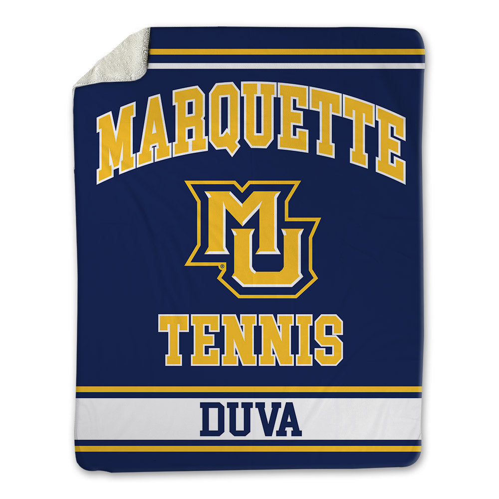 Marquette - NCAA Women's Tennis : Elena Duva - Blanket-0