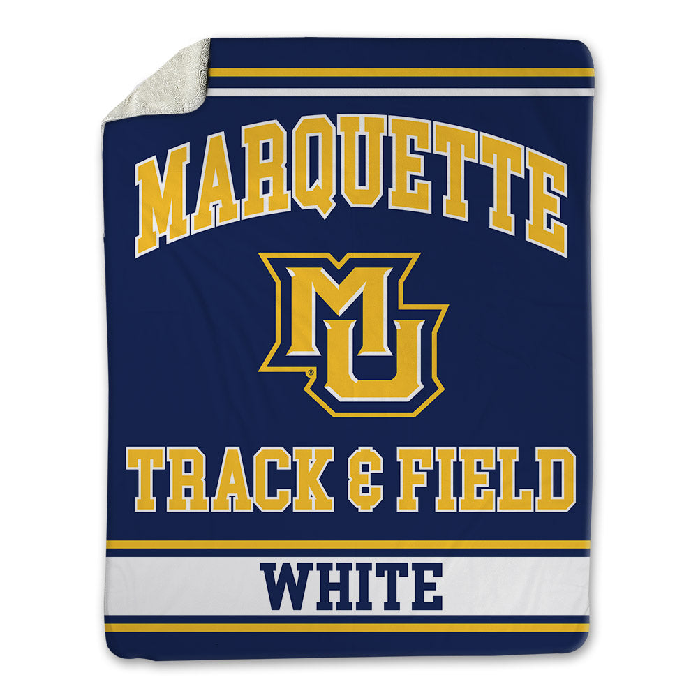 Marquette - NCAA Women's Track & Field : Megan White - Blanket-0
