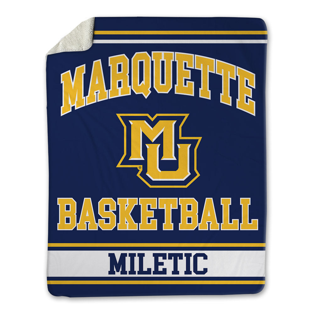 Marquette - NCAA Men's Basketball : Ian Miletic - Blanket-0