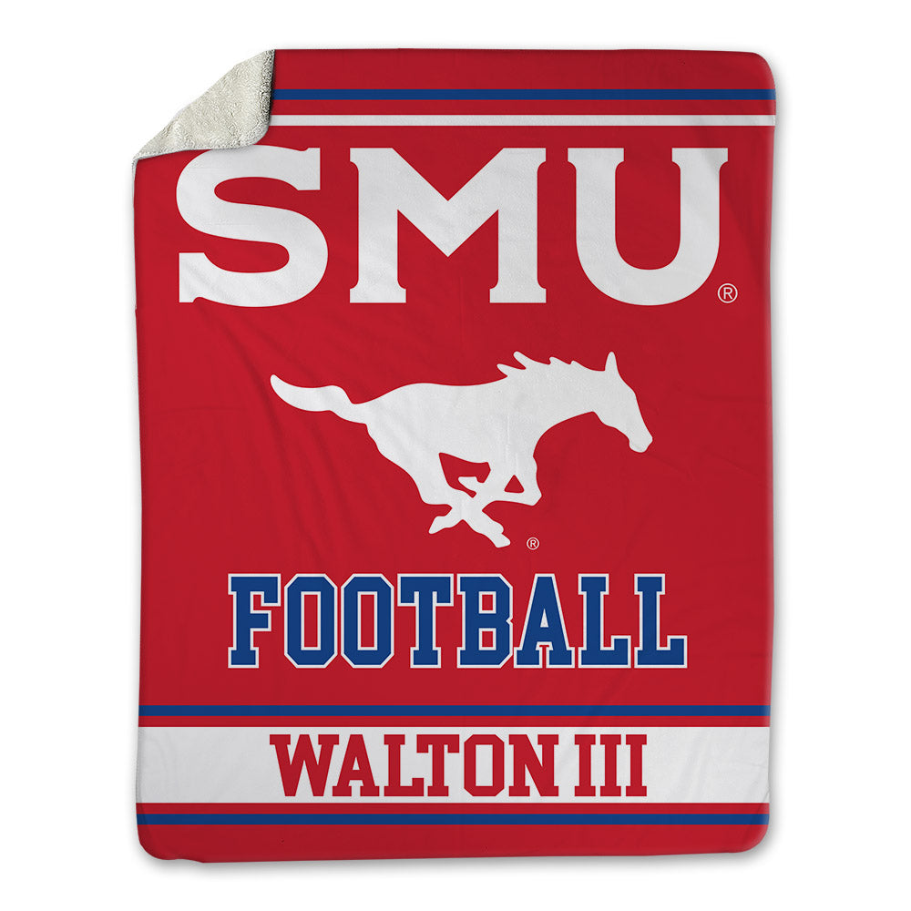 SMU - NCAA Football : Billy Walton III - Blanket-0