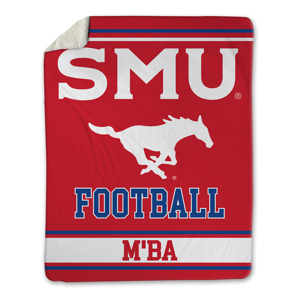 SMU - NCAA Football : Jeffrey M'ba - Blanket-0