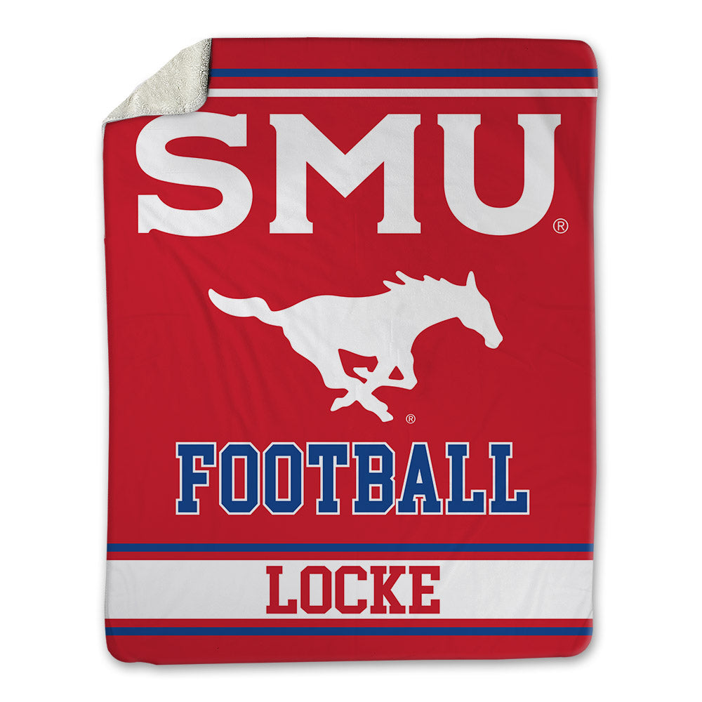 SMU - NCAA Football : Will Locke - Blanket-0