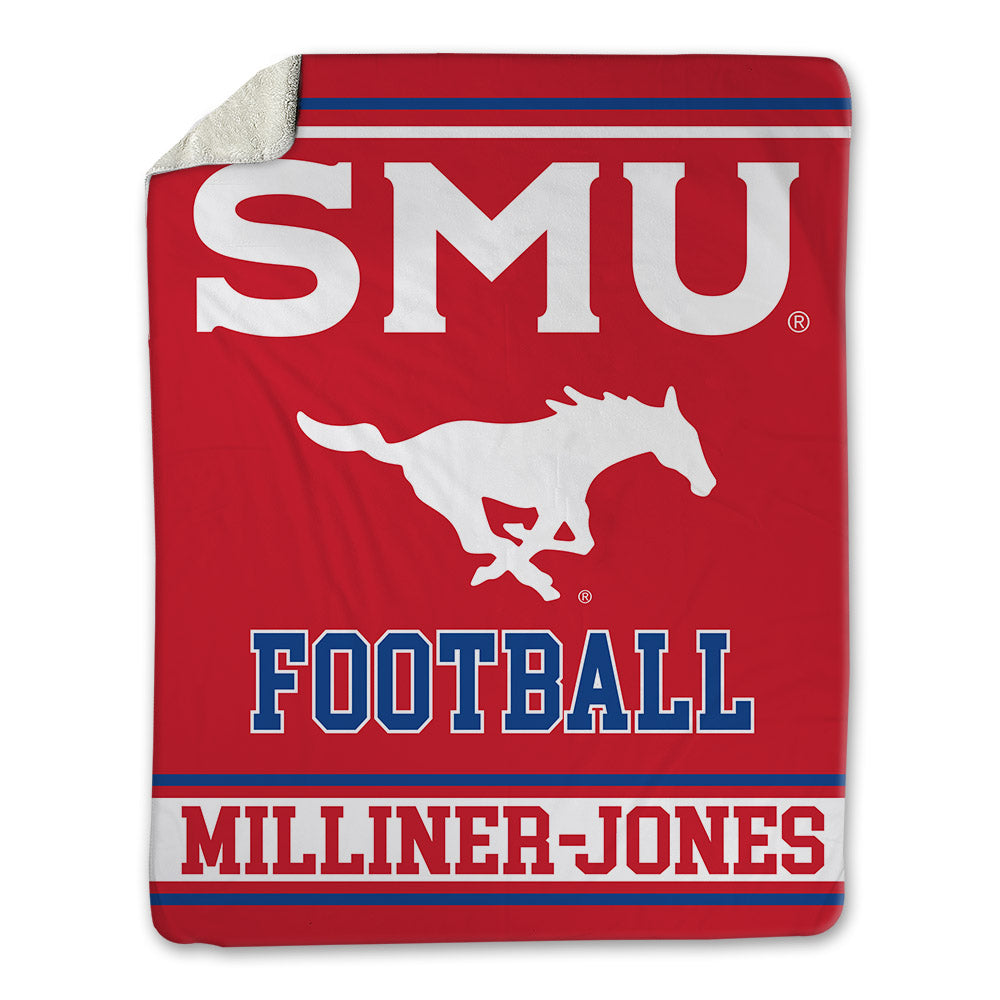 SMU - NCAA Football : Jaden Milliner-Jones - Blanket-0