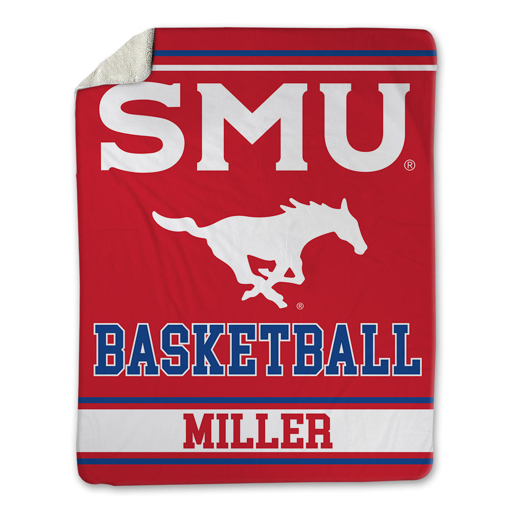 SMU - NCAA Men's Basketball : Boopie Miller - Blanket-0