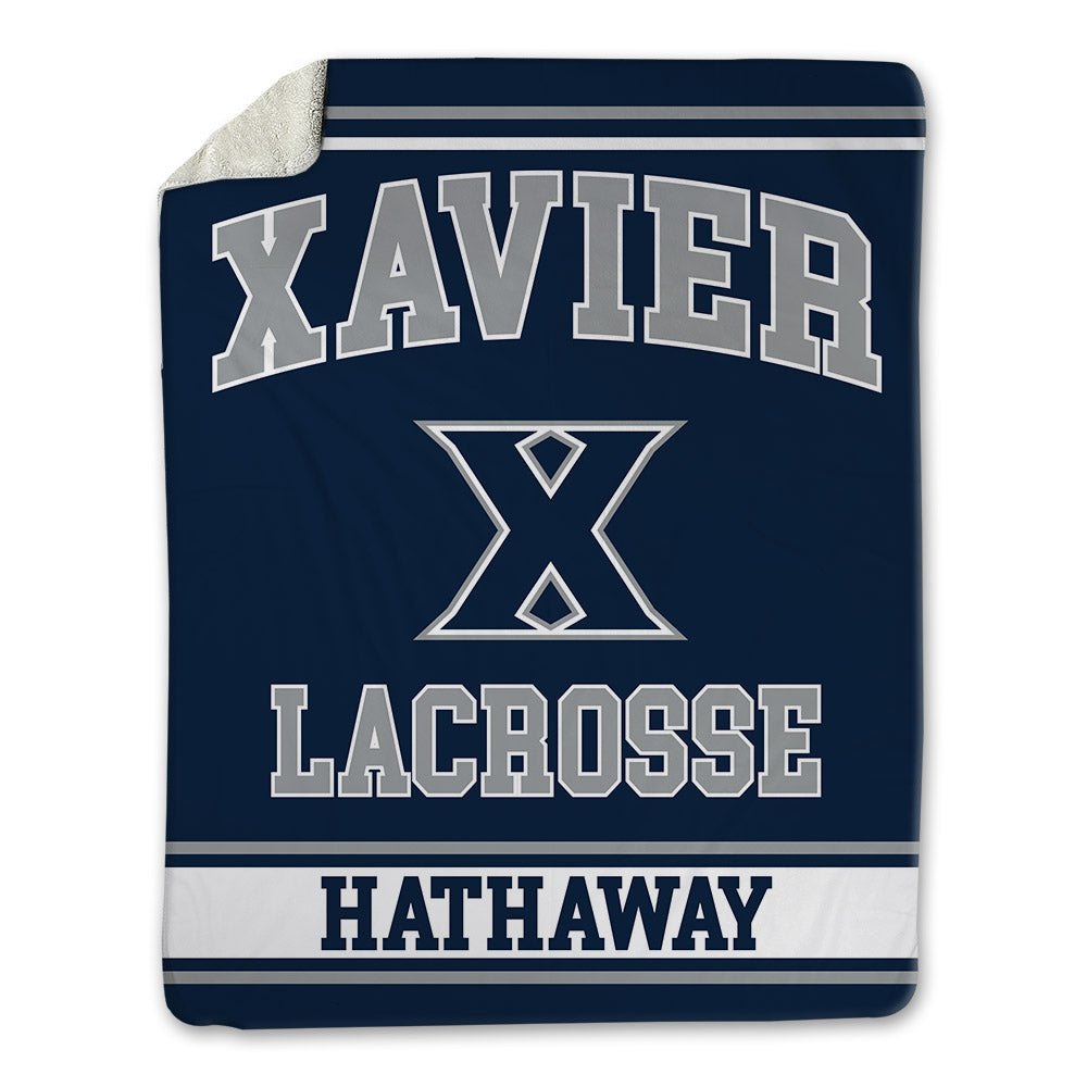Xavier - NCAA Women's Lacrosse : Genevieve Hathaway - Blanket-0