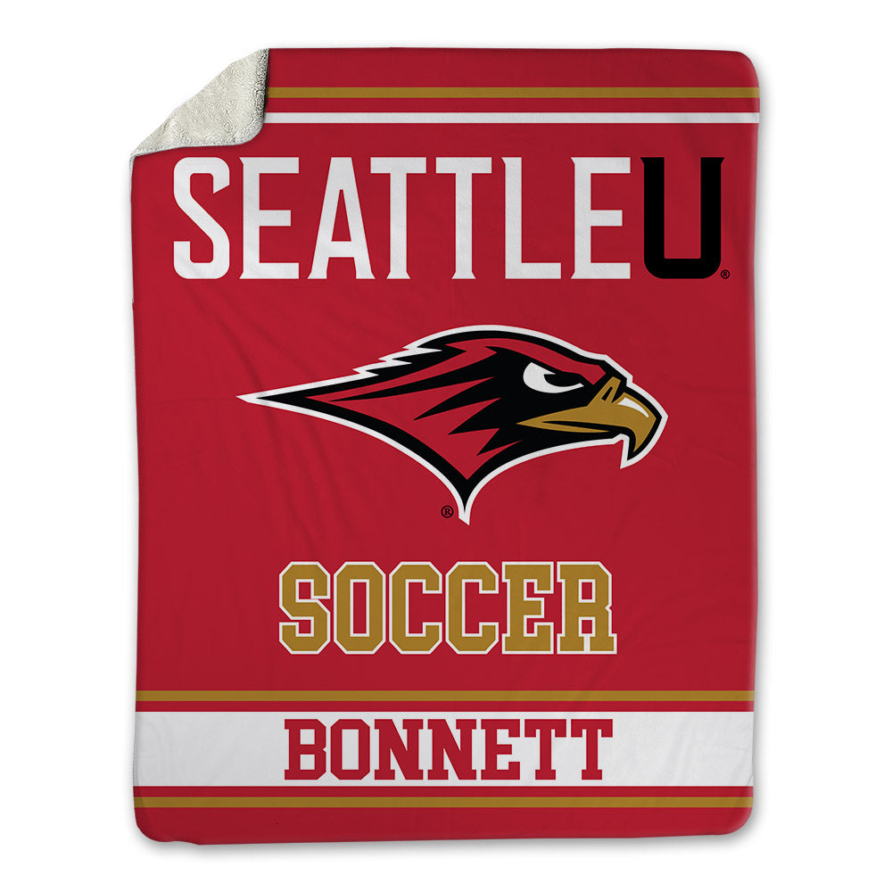Seattle - NCAA Women's Soccer : Bella Bonnett - Blanket-0