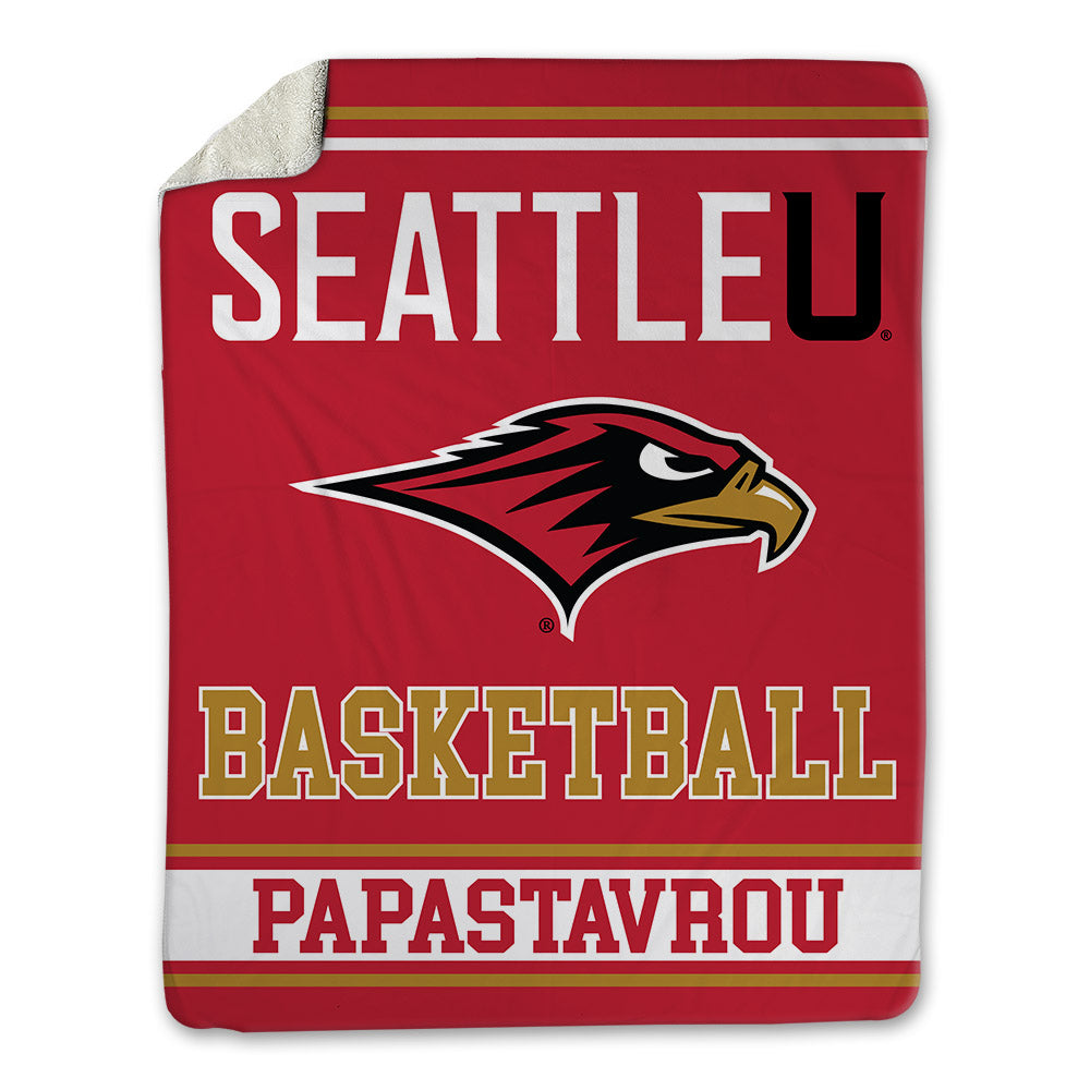 Seattle - NCAA Men's Basketball : Stratos Papastavrou - Blanket-0