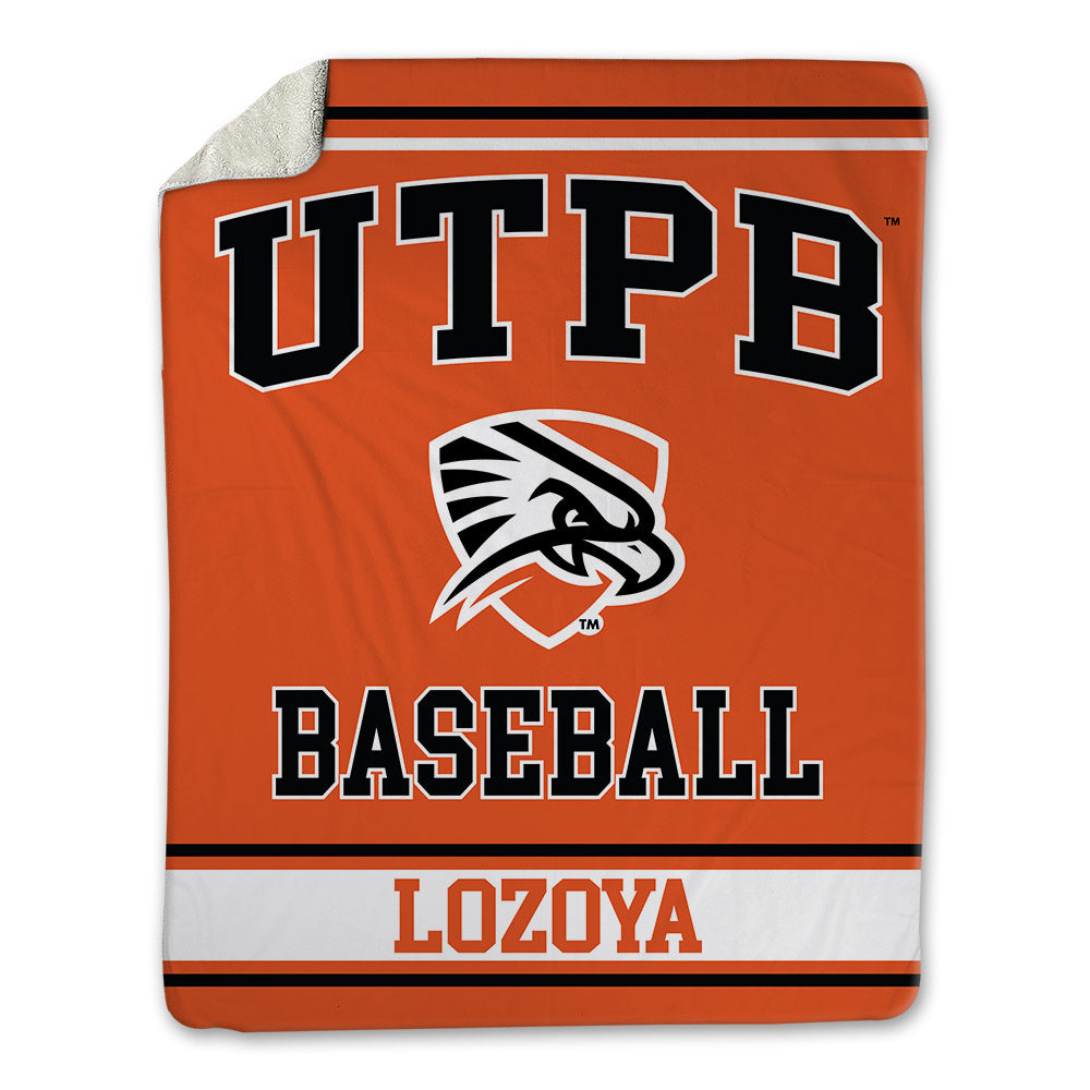 UTPB - NCAA Baseball : Sebastian Lozoya - Blanket-0