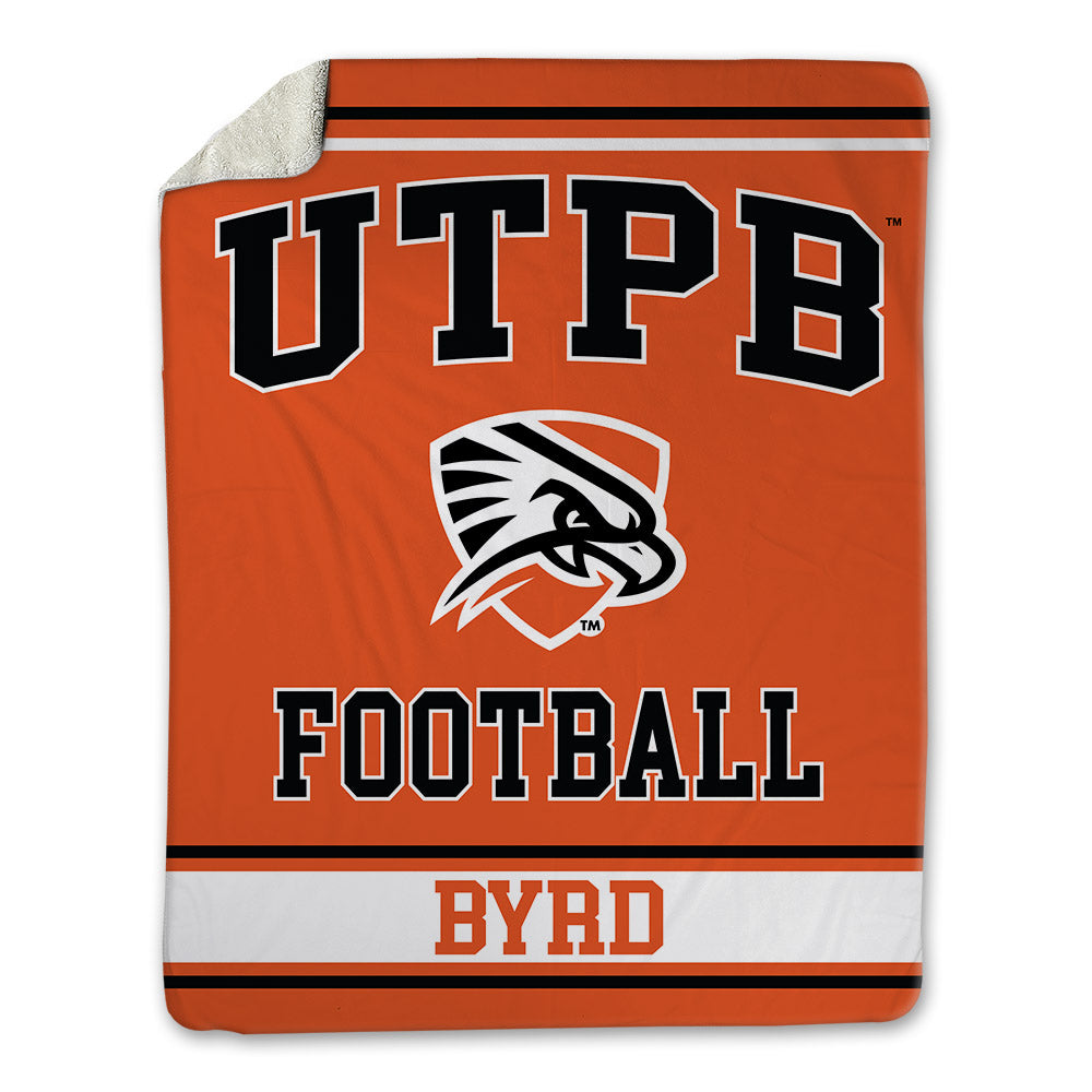 UTPB - NCAA Football : Keegan Byrd - Blanket-0