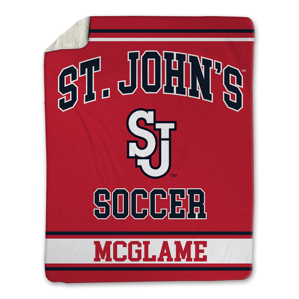 St. Johns - NCAA Women's Soccer : Molly McGlame - Blanket-0