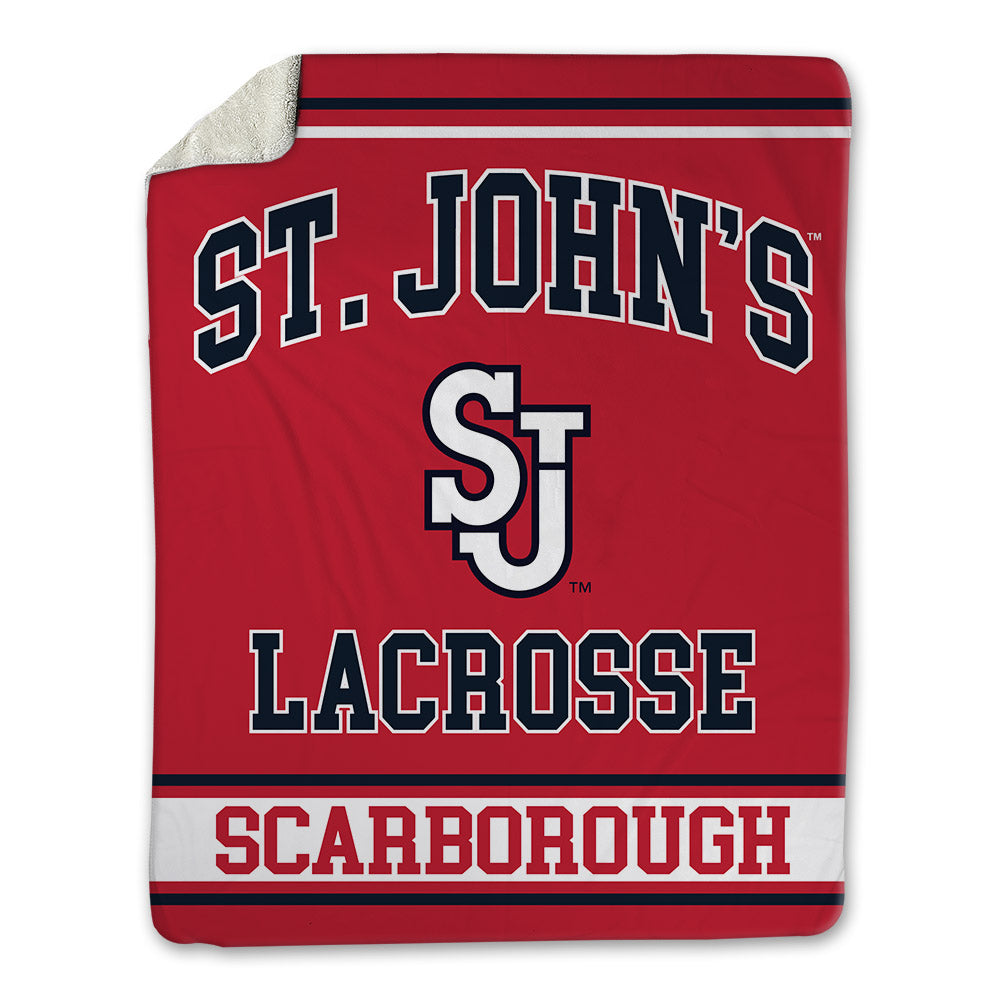 St. Johns - NCAA Men's Lacrosse : Patrick Scarborough - Blanket-0