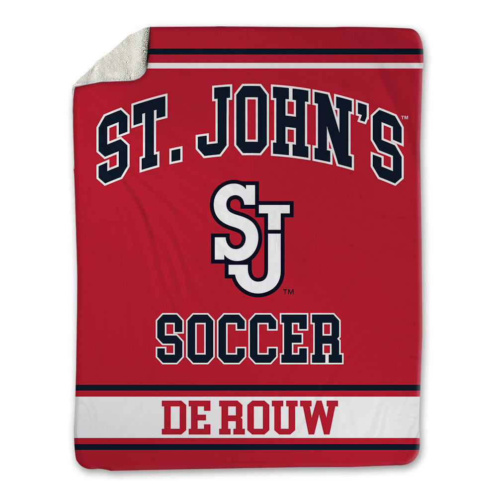 St. Johns - NCAA Women's Soccer : Iris de Rouw - Blanket-0