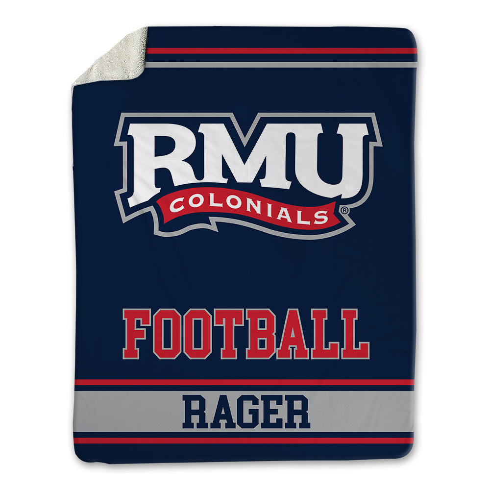 Robert Morris - NCAA Football : Carson Rager - Blanket-0