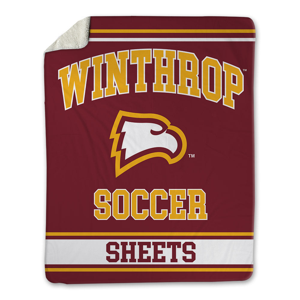 Winthrop - NCAA Women's Soccer : Lindsay Sheets - Blanket-0