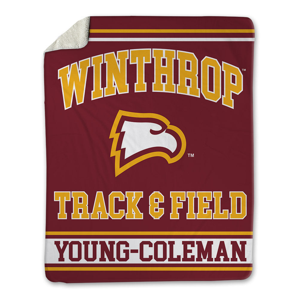 Winthrop - NCAA Women's Track & Field : Katlyn Young-Coleman - Blanket-0