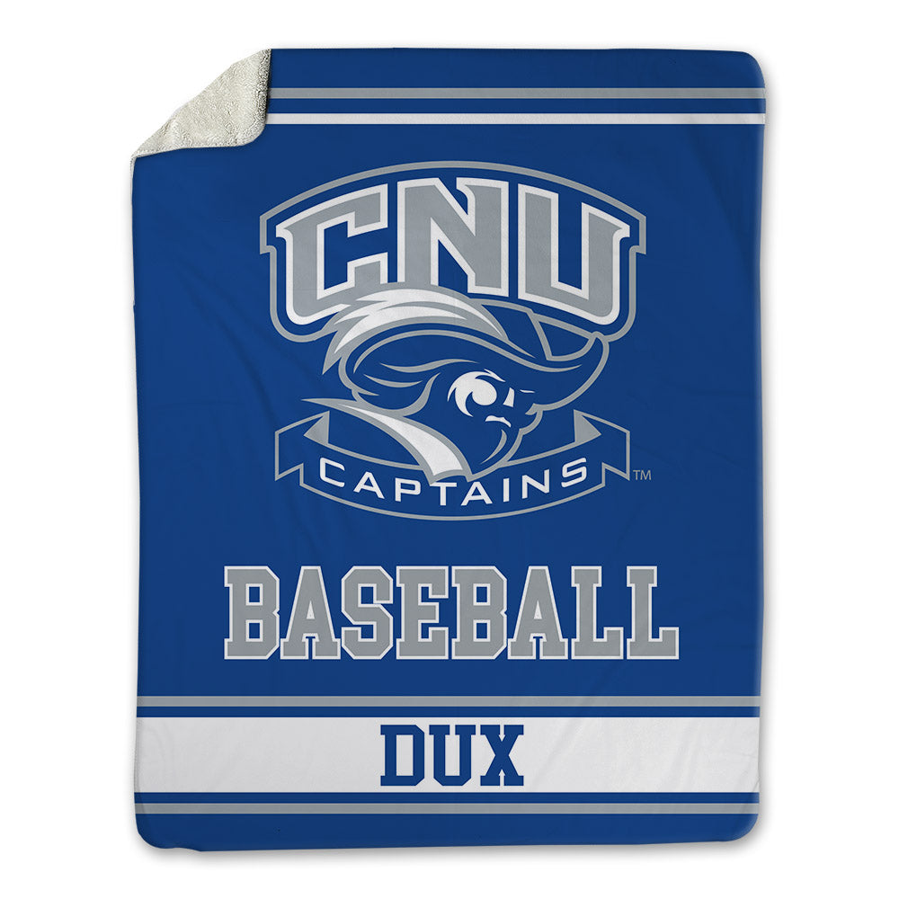 CNU - NCAA Baseball : Marcus Dux - Blanket-0