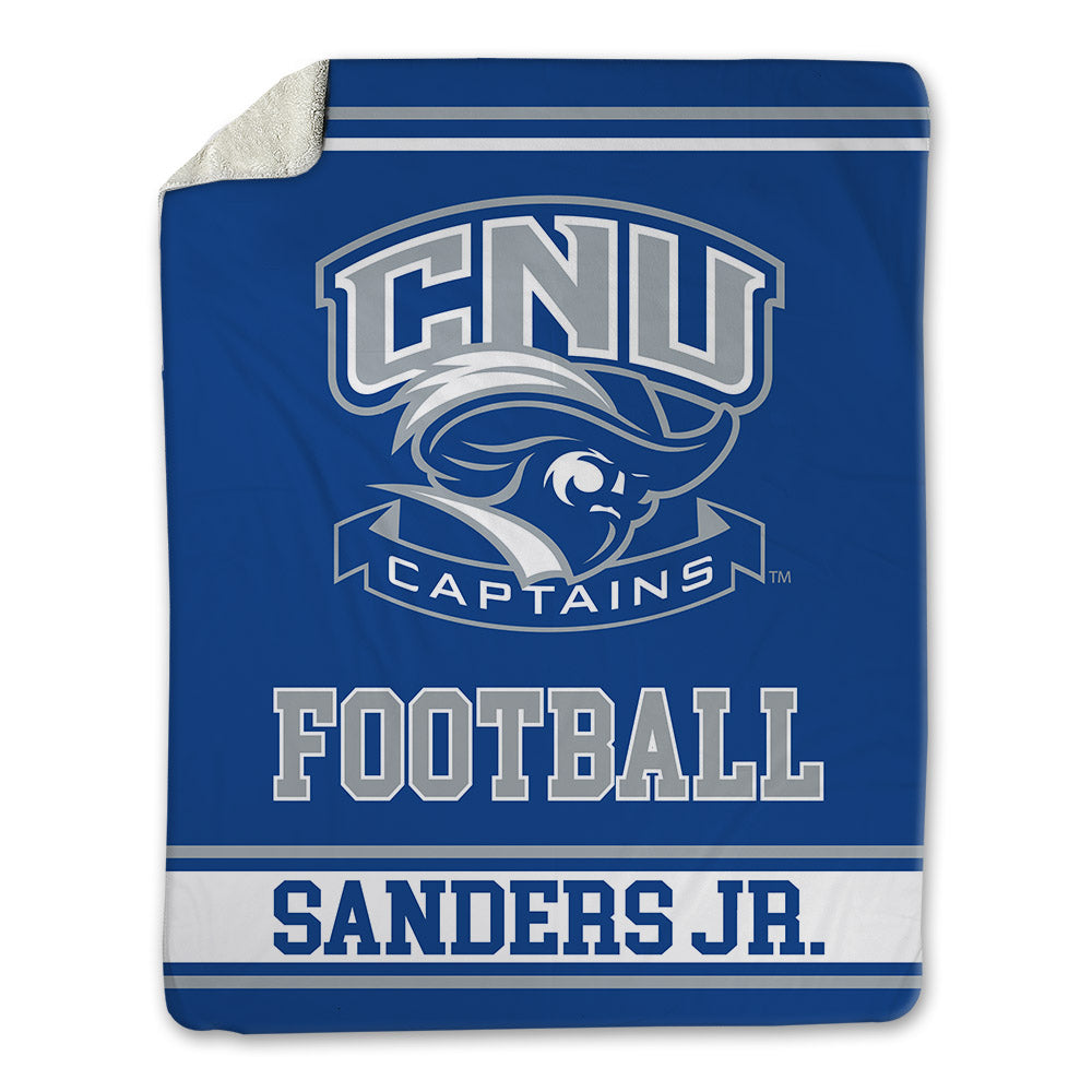 CNU - NCAA Football : Shaun Sanders Jr. - Blanket-0