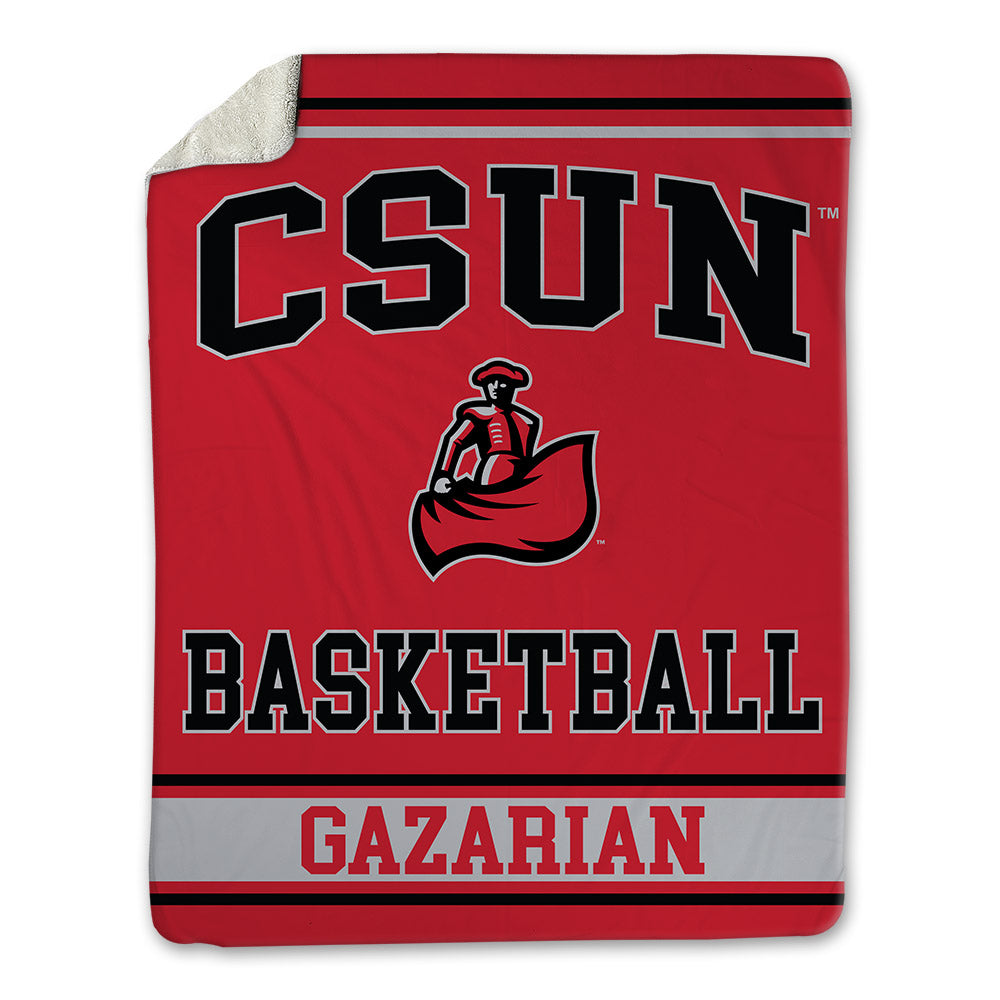 CSUN - NCAA Men's Basketball : Greg Gazarian - Blanket-0