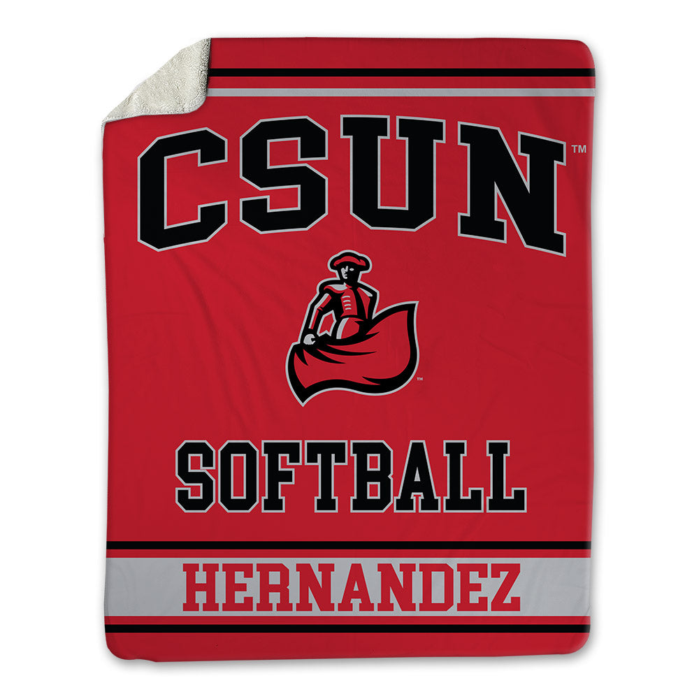 CSUN - NCAA Softball : Madilyn Hernandez - Blanket-0