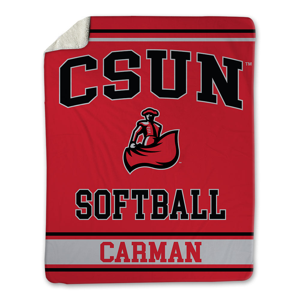 CSUN - NCAA Softball : Mikayla Carman - Blanket-0