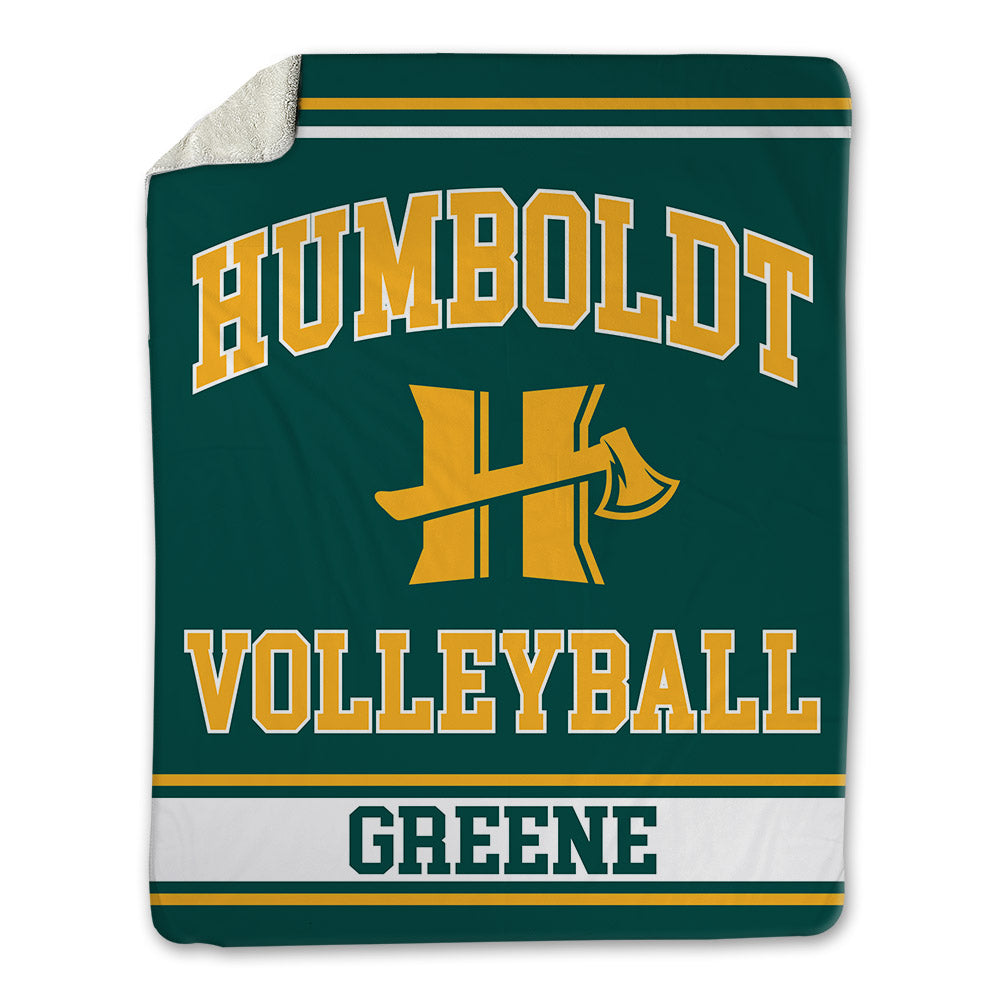 Humboldt State - NCAA Women's Volleyball : Rahni Greene - Blanket-0