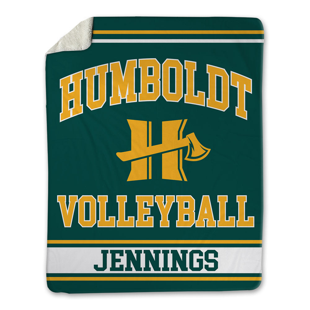 Humboldt State - NCAA Women's Volleyball : Tatyana Jennings - Blanket-0