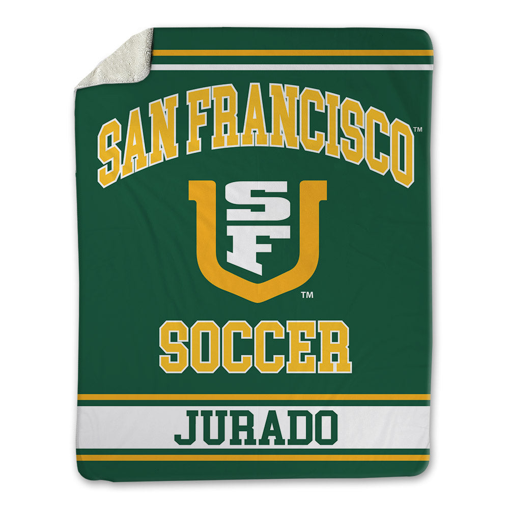 USFCA - NCAA Women's Soccer : Alyssa Jurado - Blanket-0