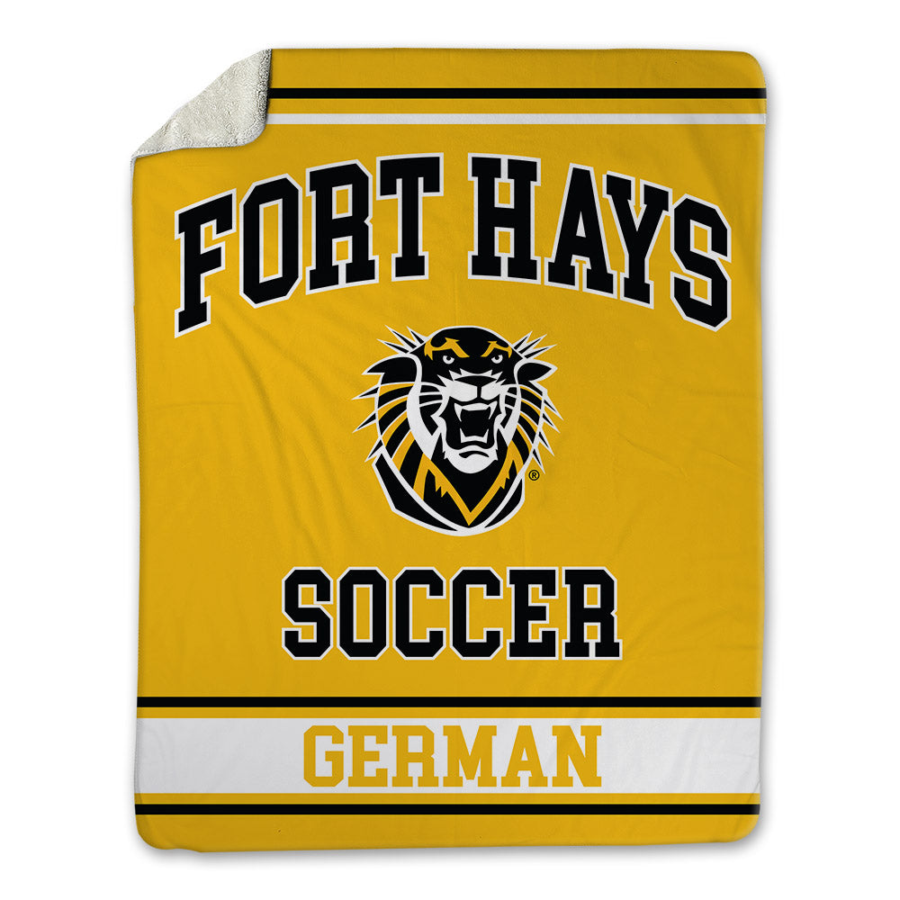 FHSU - NCAA Men's Soccer : Marcos German - Blanket-0