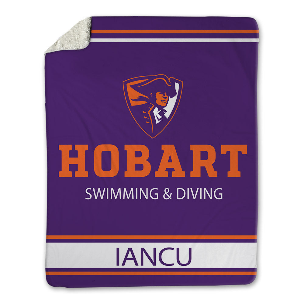 HWS - NCAA Men's Swimming & Diving : Sebastian Iancu - Blanket-0