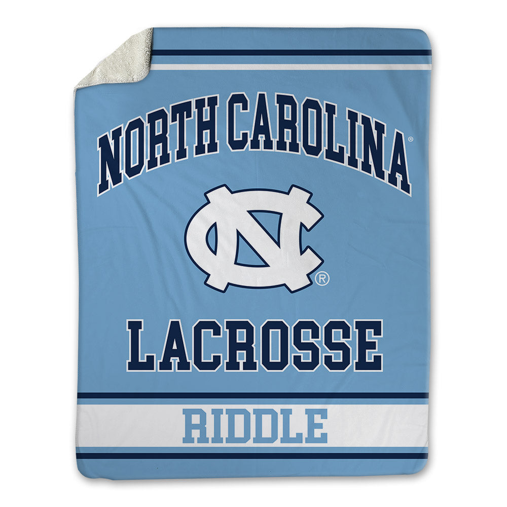 UNC - NCAA Men's Lacrosse : Graham Riddle - Blanket-0