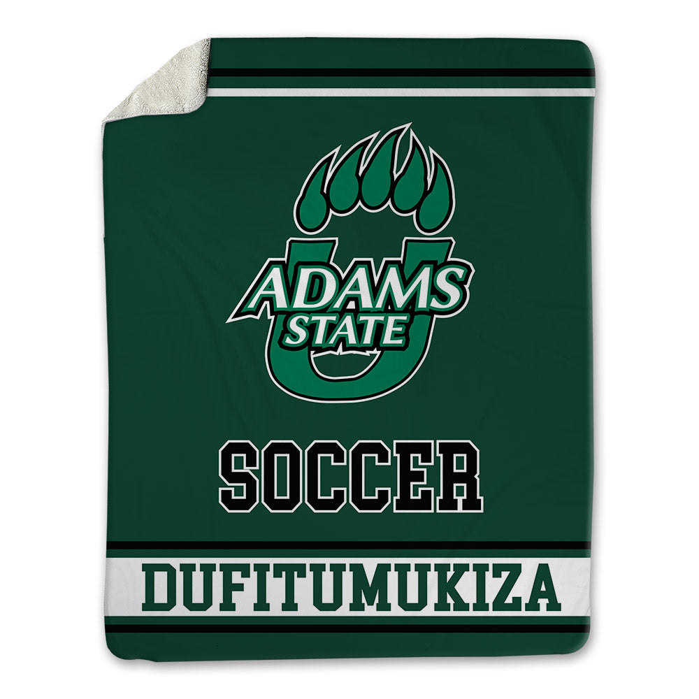 Adams State - NCAA Men's Soccer : Frank Dufitumukiza - Blanket-0