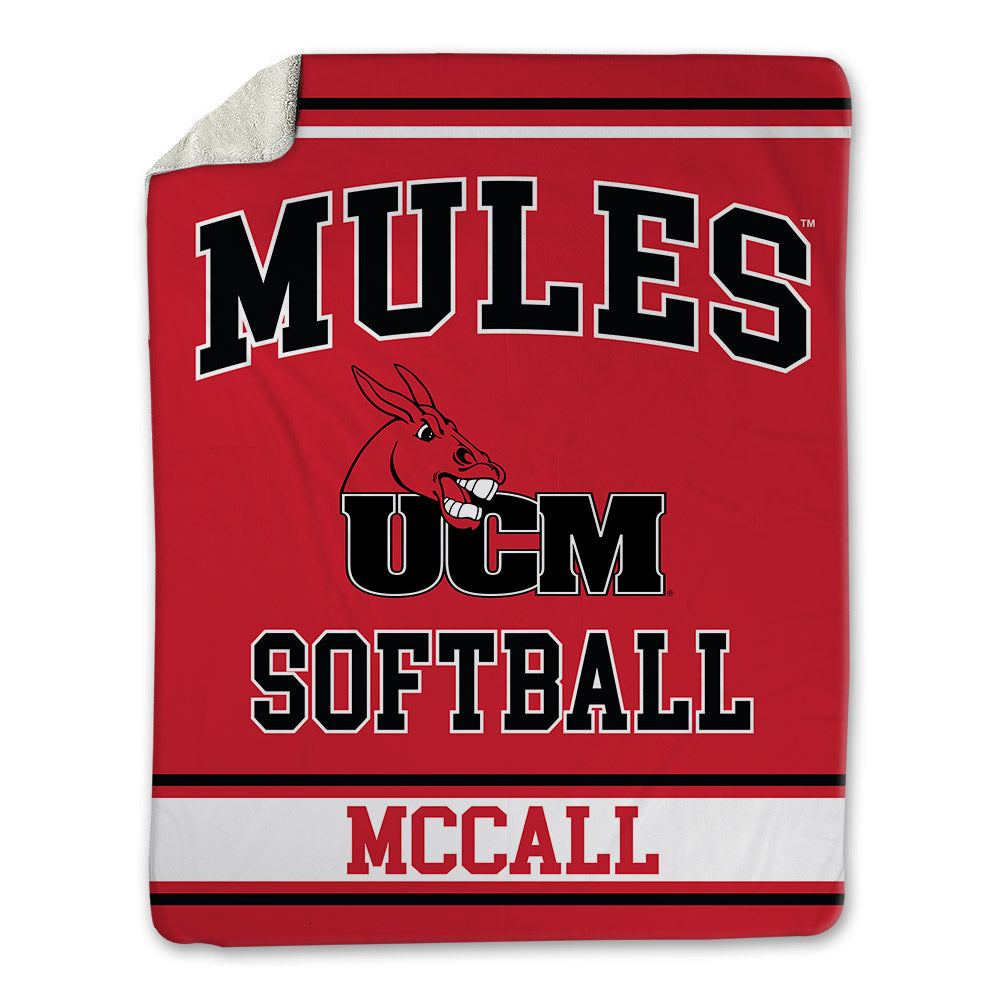 UCM - NCAA Softball : Emma McCall - Blanket-0