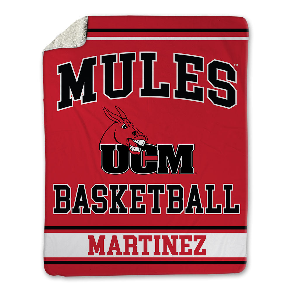 UCM - NCAA Women's Basketball : Elysa Martinez - Blanket-0