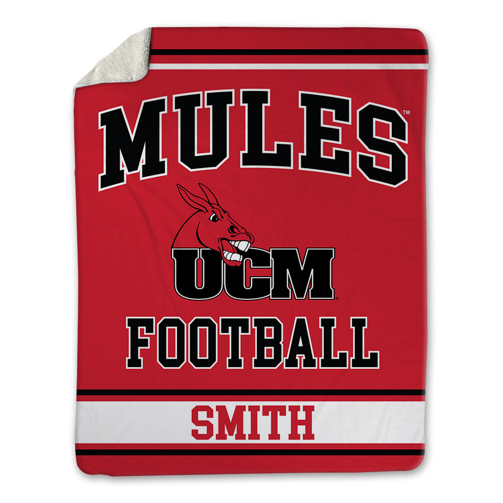 UCM - NCAA Football : Noah Smith - Blanket-0