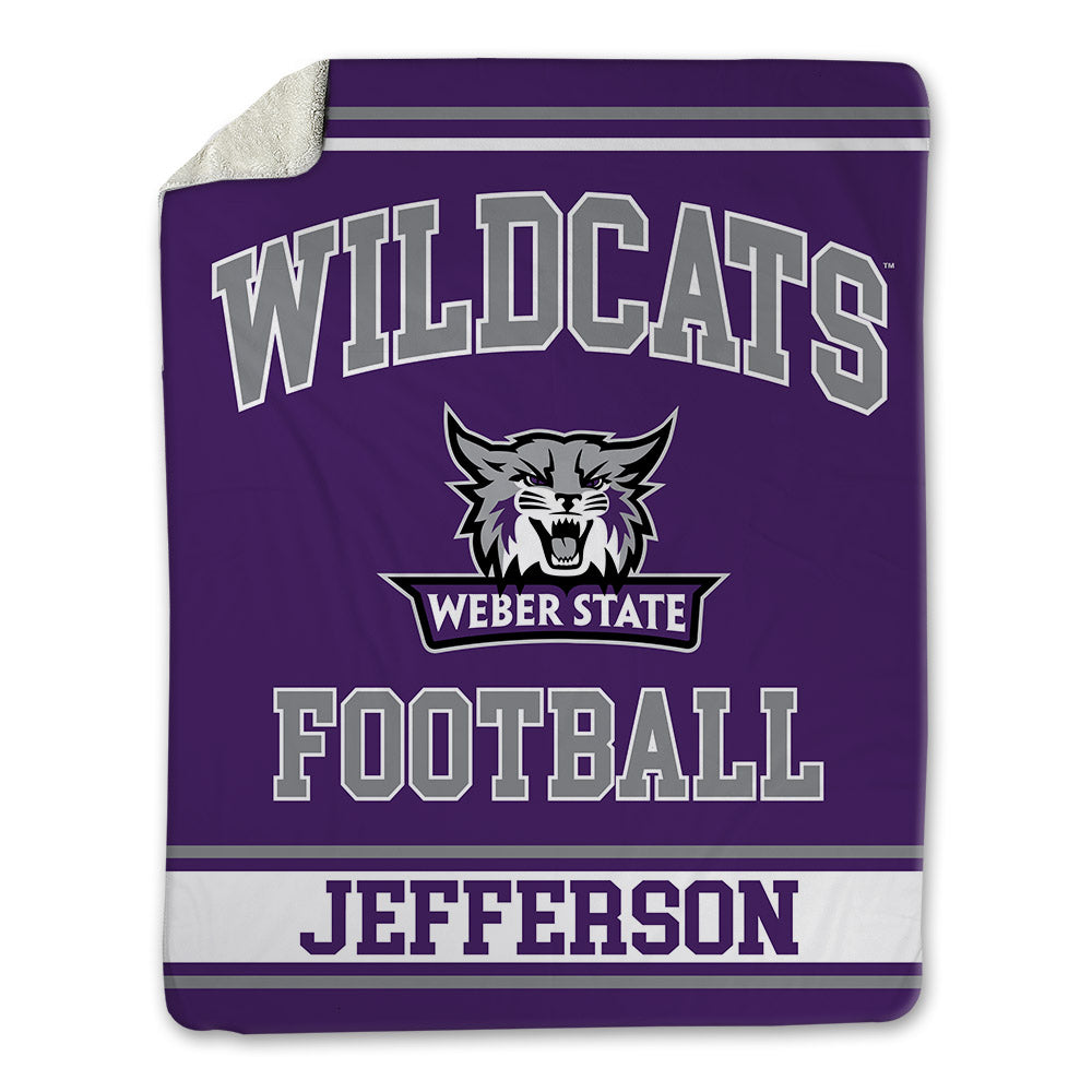 Weber - NCAA Football : Kaleb Jefferson - Blanket-0
