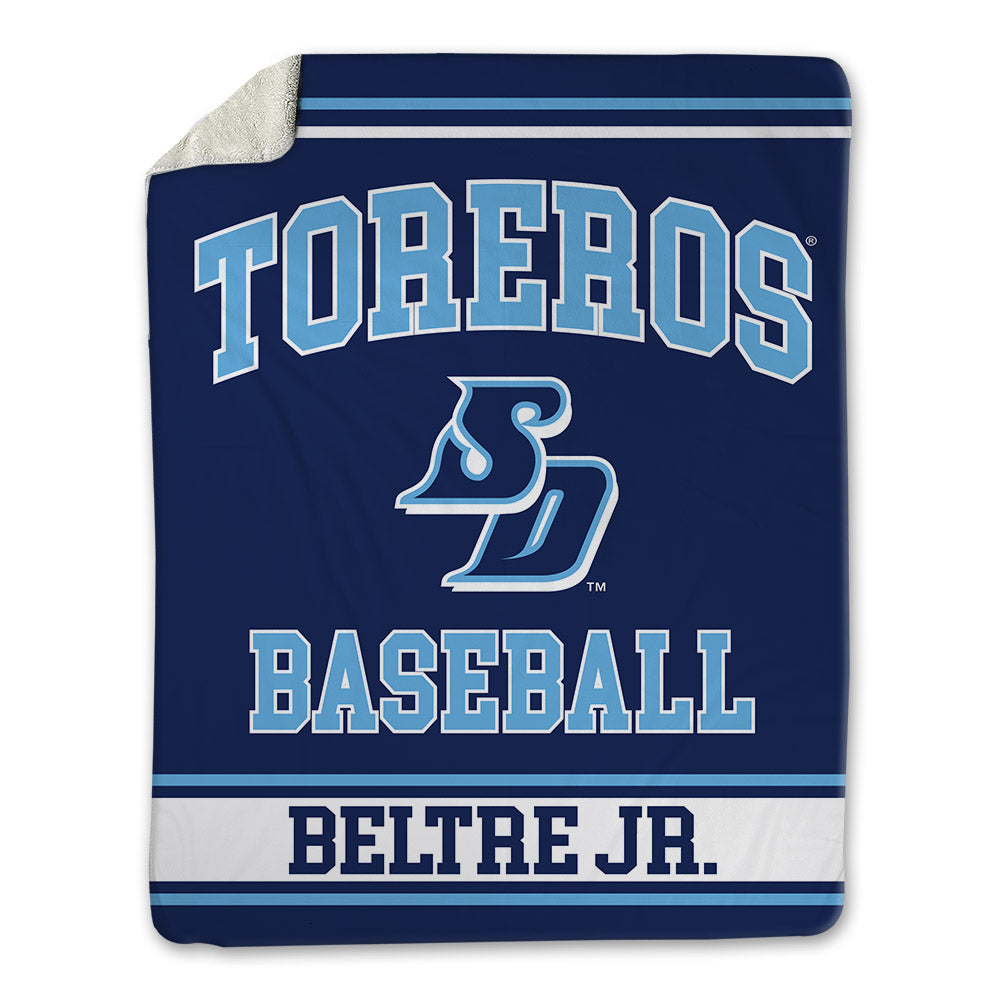San Diego - NCAA Baseball : Adrian Beltre Jr. - Blanket-0