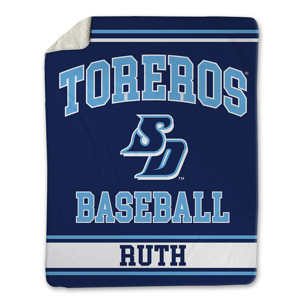 San Diego - NCAA Baseball : David Ruth - Blanket-0