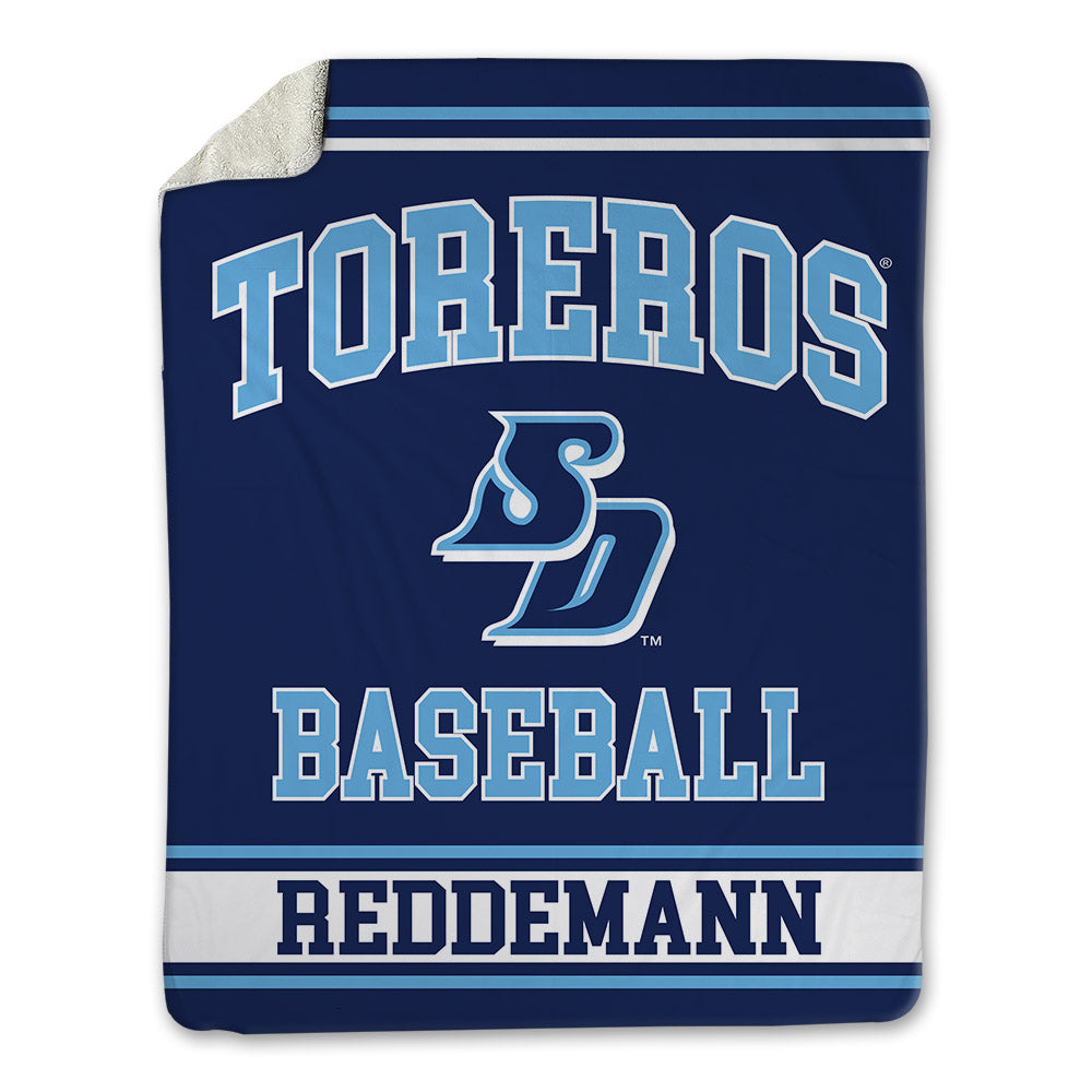San Diego - NCAA Baseball : Logan Reddemann - Blanket-0