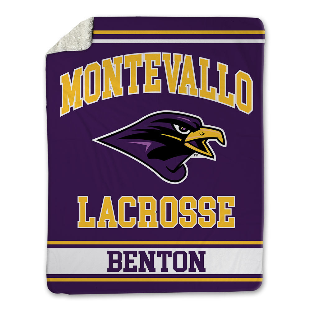 Montevallo - NCAA Women's Lacrosse : Brooke Benton - Blanket-0