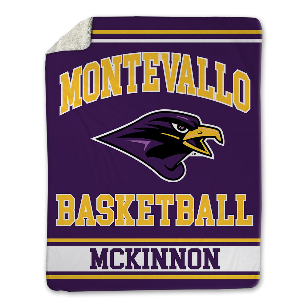 Montevallo - NCAA Men's Basketball : Devon Mckinnon - Blanket-0