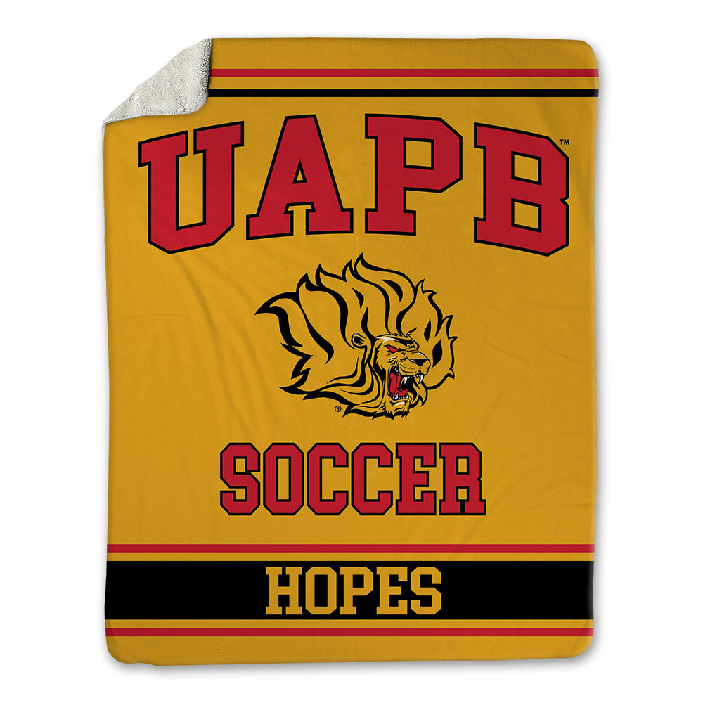 UAPB - NCAA Women's Soccer : Hailey Hopes - Blanket-0