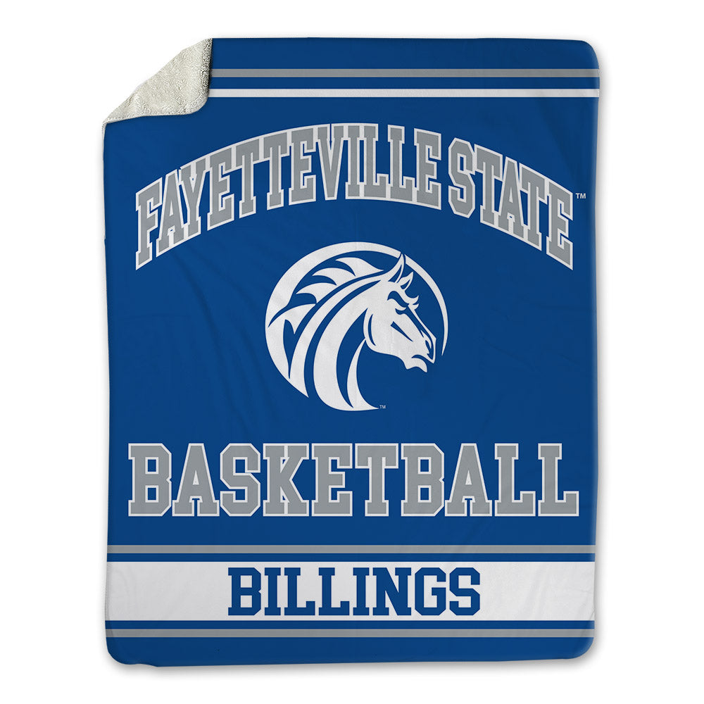 Fayetteville State - NCAA Men's Basketball : Mathias Billings - Blanket-0