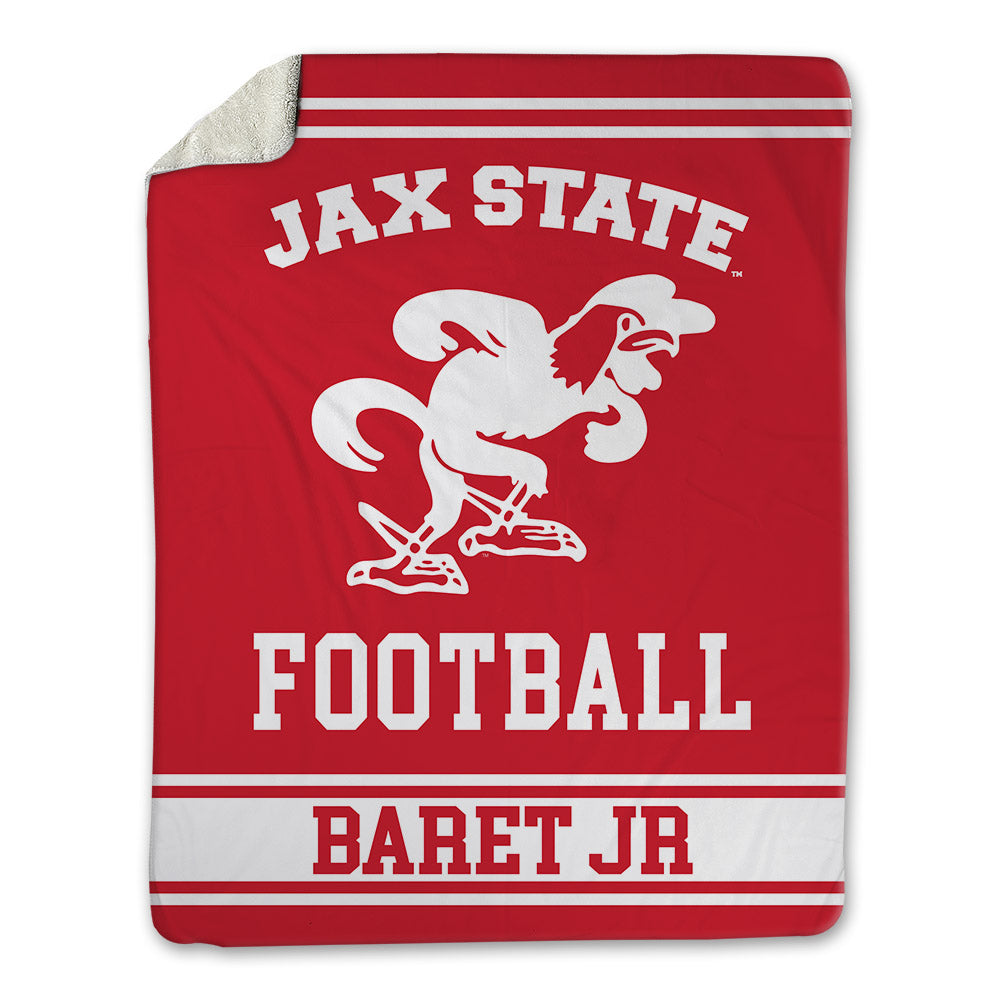 Jax State - NCAA Football : Franklin Baret Jr - Blanket-0