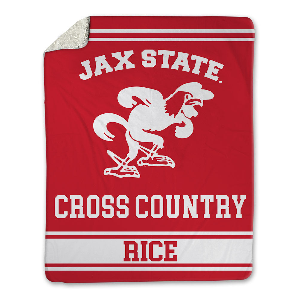 Jax State - NCAA Men's Cross Country : Tanner Rice - Blanket-0