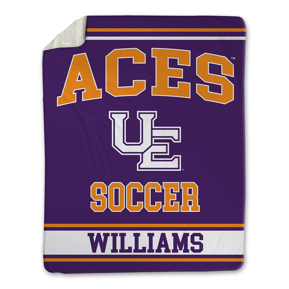 Evansville - NCAA Men's Soccer : Lionel Williams - Blanket-0