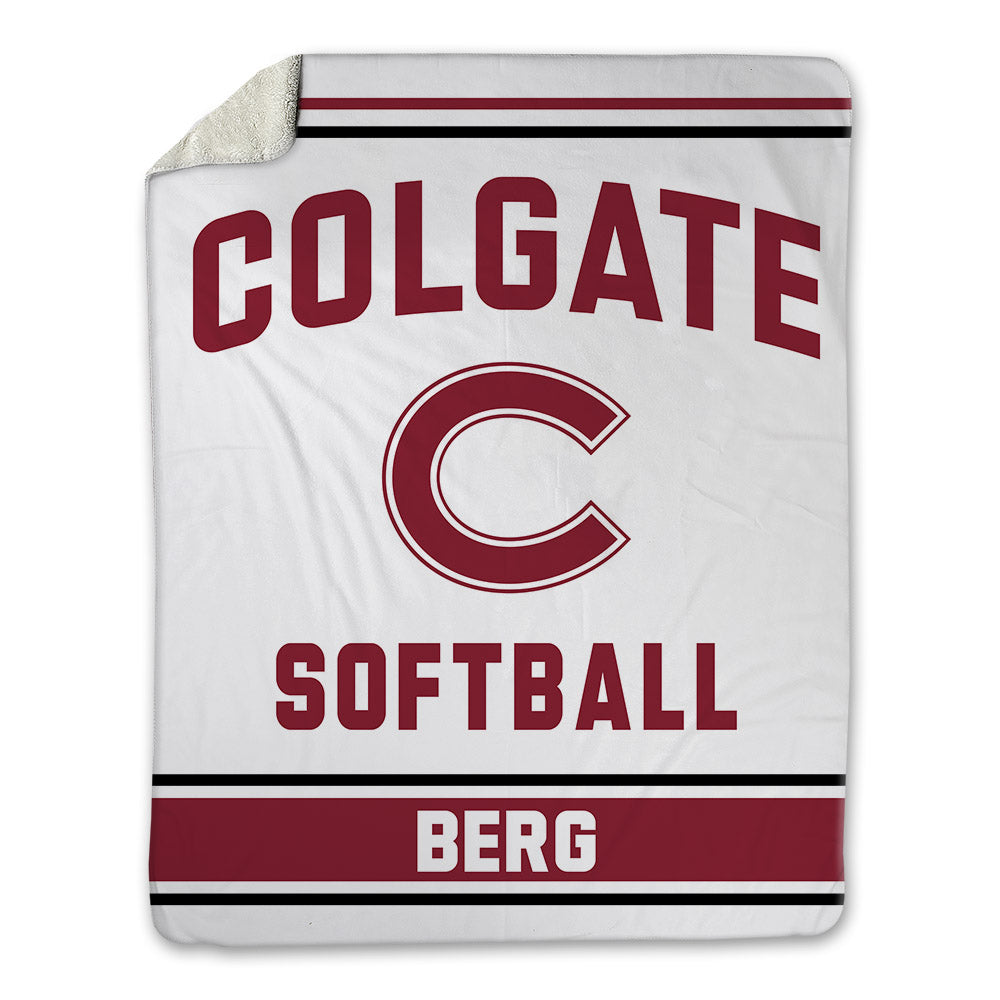 Colgate - NCAA Softball : Sydney Berg - Blanket-0