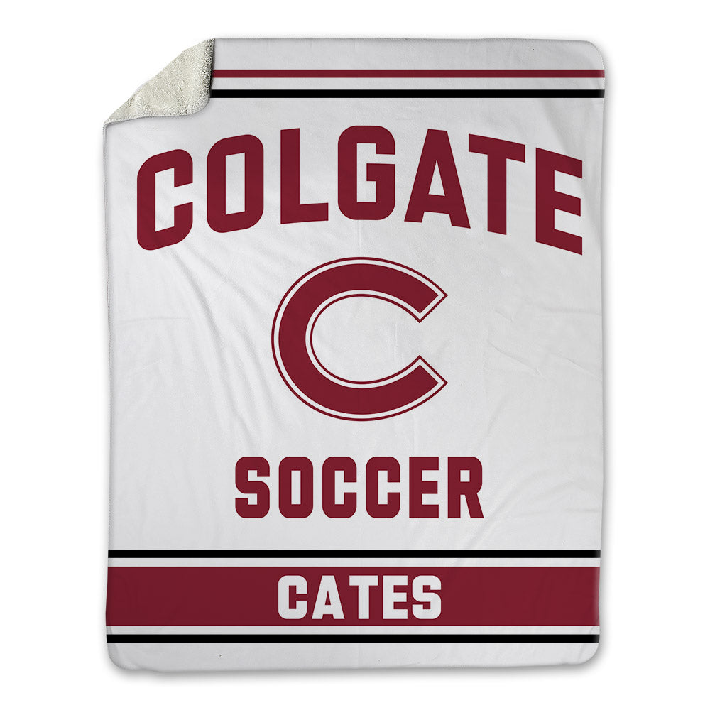Colgate - NCAA Men's Soccer : Connor Cates - Blanket-0
