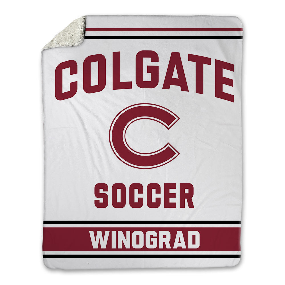 Colgate - NCAA Men's Soccer : Liam Winograd - Blanket-0
